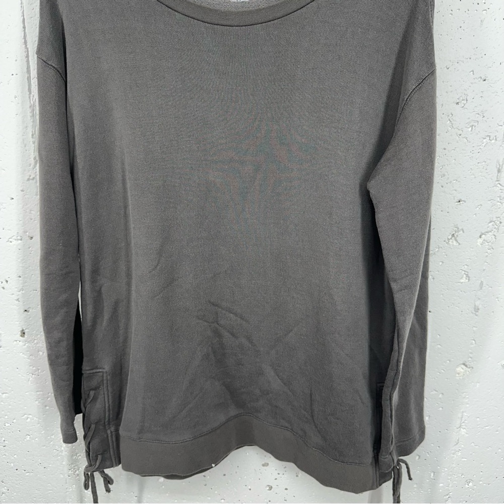 Majestic Filatures Women's Size 2 Small Gray Tie Side Boatneck Shirt - Picture 5 of 16